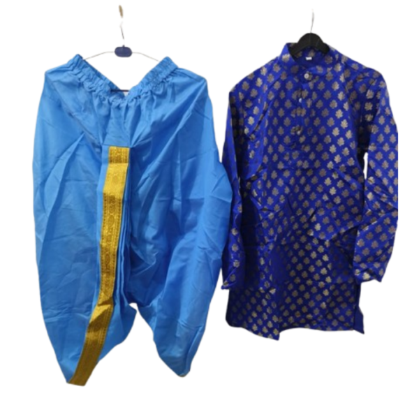Blue Jubba and Mundu for Fancy Dress